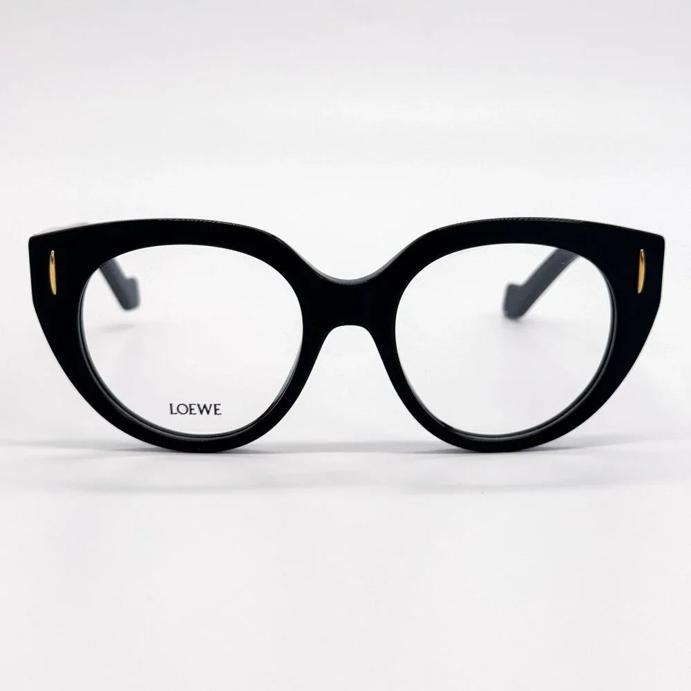 NEW LW50081I 001, LOEWE WOMEN BLACK EYEGLASSES LOEWE